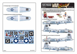 Kits World 172174 Aircraft Decals 1:72 Boeing B-17G Flying Fortress 'Homesick An