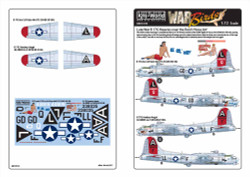 Kits World 172175 Aircraft Decals 1:72 Boeing B-17G Flying Fortress 'Ice Col' Ka
