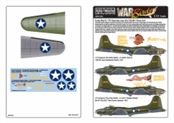 Kits World 172176 Aircraft Decals 1:72 Boeing B-17E Flying Fortress of the Pacif