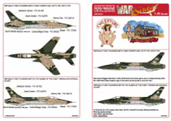 Kits World 148161 Aircraft Decals 1:48 REPUBLIC F-105D THUNDERCHIEF 61-0069 CHER