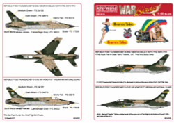 Kits World 148162 Aircraft Decals 1:48 REPUBLIC F105D THUNDERCHIEF 60-0504 'MEMP