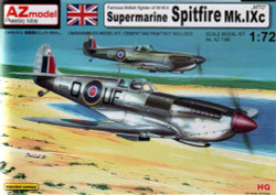 AZ Model 73090 Supermarine Spitfire Mk.IXc MTO 1:72 Plastic Model Aircraft Kit
