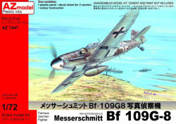 AZ Model 74047 Messerschmitt Bf-109G-8 Recce 1:72 Plastic Model Aircraft Kit