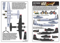 Kits World 172165 Aircraft Decals 1:72 Douglas A-26C Douglas invader 'For Pete's