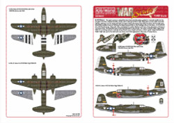 Kits World 148155 Aircraft Decals 1:48 Douglas A-20 Havocs. A-20G, Havoc 43-9224