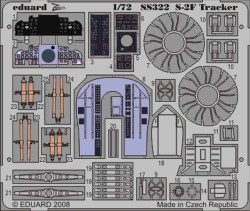 Eduard SS322 Etched Aircraft Detailling Set 1:72 Grumman S-2F Tracker Pre-painte