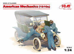 ICM 24009 American mechanics (1910s) (3 figures) 1:24 Figure Model Kit