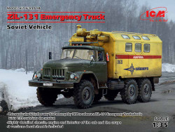 ICM 35518 Soviet ZiL-131 Emergency Truck 1:35 Military Vehicle Model Kit
