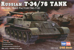 Hobby Boss 84806 Soviet T-34/76 Model 1942 Factory No 112 1:48 Military Vehicle Kit