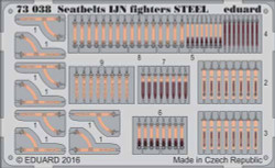 Eduard 73038 Etched Aircraft Detailling Set 1:72 seatbelts IJN fighters Steel
