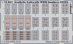 Eduard 73037 Etched Aircraft Detailling Set 1:72 seatbelts Luftwaffe WWII bomber