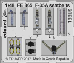 Eduard FE865 Etched Aircraft Detailling Set 1:48 Lockheed-Martin F-35A Lightning