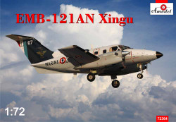 A-Model 72364 Embraer EMB-121AN Xingu France 1:72 Aircraft Model Kit