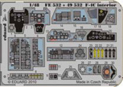 Eduard 49532 Etched Aircraft Detailling Set 1:48 McDonnell F-4C Phantom