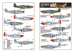 Kits World 172179 Aircraft Decals 1:72 North-American P-51B Mustang 43-6913 VF-T