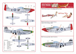 Kits World 148185 Aircraft Decals 1:48 North-American P-51D Mustang 44-53223 QP-