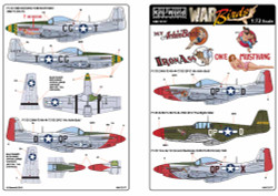 Kits World 172177 Aircraft Decals 1:72 North-American P-51D Mustang 44-11661 QP-