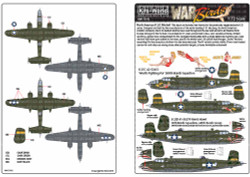 Kits World 172192 Aircraft Decals 1:72 North-American B-25C Mitchell 1:72 Scale