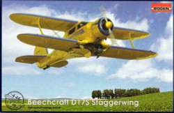 Roden 446 Beechcraft D17S Staggerwing 1:48 Aircraft Model Kit