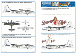 Kits World 132134 Aircraft Decals 1:32 Boeing B-17 Mk.III Borganes Bess