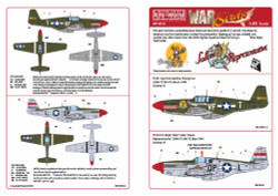 Kits World 148182 Aircraft Decals 1:48 North-American P-51B Mustang 43-6913 VF-T