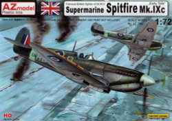 AZ Model 73092 Supermarine Spitfire Mk.IXc Early 1:72 Plastic Model Aircraft Kit