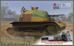 IBG Models E3502 Tankietka TKS z CKM Hotchkiss wz. 25 1:35 Military Model Kit