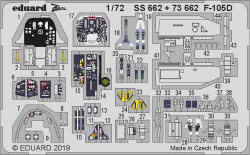 Eduard SS662 Etched Aircraft Detailling Set 1:72 Republic F-105D Thunderchief