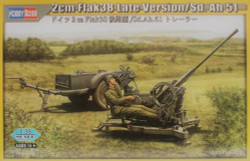 Hobby Boss 80148 2cm Flak 38 Late Version 1:35 Military Vehicle Kit