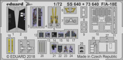 Eduard 73640 Etched Aircraft Detailling Set 1:72 Boeing F/A-18E Hornet