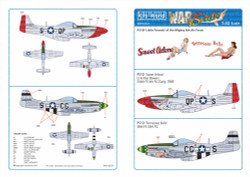 Kits World 132127 Aircraft Decals 1:32 North-American P-51D Mustang 44-53223 QP-
