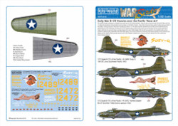 Kits World 132130 Aircraft Decals 1:32 Boeing B-17E of the Pacific - 41-2489