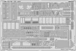 Eduard 73663 Etched Aircraft Detailling Set 1:72 McDonnell-Douglas F/A-18 Hornet