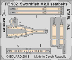 Eduard FE902 Etched Aircraft Detailling Set 1:48 Fairey Swordfish Mk.II seatbelt