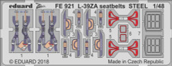Eduard FE921 Etched Aircraft Detailling Set 1:48 Aero L-39ZA seatbelts Steel