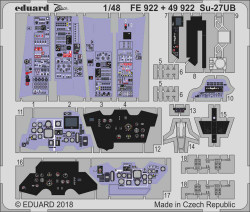 Eduard FE922 Etched Aircraft Detailling Set 1:48 Sukhoi Su-27UB