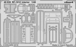 Eduard 49939 Etched Aircraft Detailling Set 1:48 McDonnell RF-101C Voodoo interi
