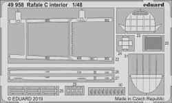 Eduard 49958 Etched Aircraft Detailling Set 1:48 Dassault Rafale C interior