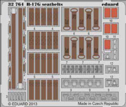 Eduard 32764 Etched Aircraft Detailling Set 1:32 Boeing B-17G Flying Fortress se