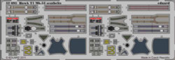 Eduard 32695 Etched Aircraft Detailling Set 1:32 BAe Hawk T.1 Mk.53 seatbelts