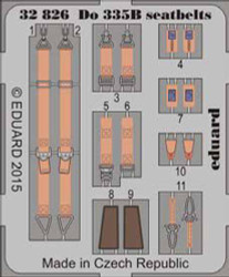 Eduard 32826 Etched Aircraft Detailling Set 1:32 Dornier Do-335B-2 'Zerstorer' s
