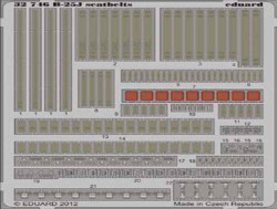 Eduard 32746 Etched Aircraft Detailling Set 1:32 North-American B-25J Mitchell s