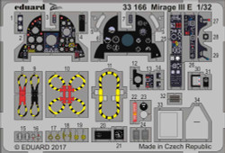 Eduard 33166 Etched Aircraft Detailling Set 1:32 Dassault Mirage IIIE
