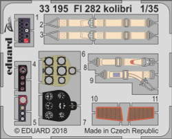 Eduard 33195 Etched Aircraft Detailling Set 1:35 Flettner Fl-282V-6/Fl-282V-21 K