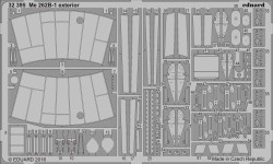 Eduard 32395 Etched Aircraft Detailling Set 1:32 Messerschmitt Me-262B-1 exterio