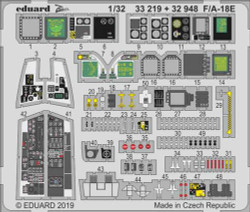 Eduard 32948 Etched Aircraft Detailling Set 1:32 Boeing F/A-18E Super Hornet int