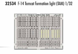 Eduard 32534 Etched Aircraft Detailling Set 1:32 Grumman F-14A/F-14B Tomcat form