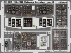 Eduard 32582 Etched Aircraft Detailling Set 1:35 Boeing CH-47D Chinook interior