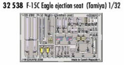 Eduard 32538 Etched Aircraft Detailling Set 1:32 McDonnell F-15C Eagle ejection