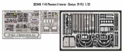 Eduard 32545 Etched Aircraft Detailling Set 1:32 McDonnell F-4C/F-4D Phantom int